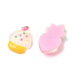 50 шт. 10 стиля полупрозрачных кабошонов из смолы&nbsp;CRES-YW0001-29