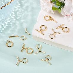 10 шт. 2-х стилевые латунные застежки-тоглы&nbsp;FIND-TA0008-44C