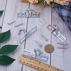 Потолочные крючки с железной накладкой AJEW-WH0038-62P-01