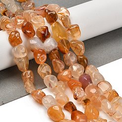 Природного сердолика нитей бисера G-P497-01E-83