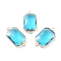 Стойка покрытие латунь паве стекло соединители подвески&nbsp;KK-M013-04G