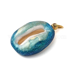 Подвески из нержавеющей стали 304 с эмалью&nbsp;STAS-B093-33G-08