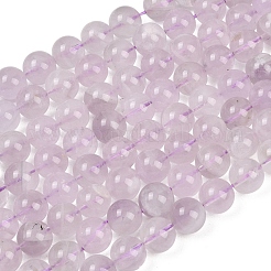 Нити бусин из натурального лавандового аметиста&nbsp;G-Z136-A01-10mm
