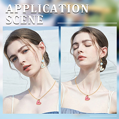 48шт 8 цвета акриловые подвески&nbsp;FIND-SC0005-19