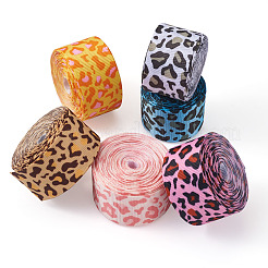 Ленты в рубчик с леопардовым принтом OCOR-TA0001-25