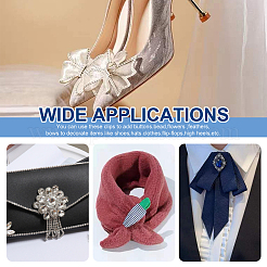 60 шт. 3 стильных железных больших плоских пустых зажима IFIN-PH0001-77