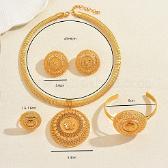 Винтажные комплекты из полых круглых ожерелий WE0355