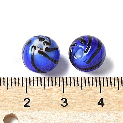 Ручной прозрачные бусины бусины BLOW-D300-08G