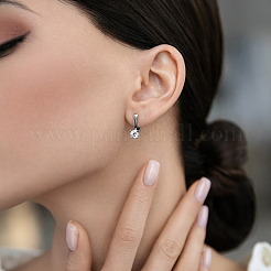 925 квадратные серьги-кольца из стерлингового серебра TK0296