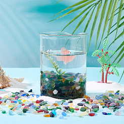 450 г матовых стеклянных бусин&nbsp;FGLA-PH0001-12