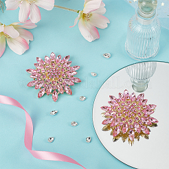 2 шт. броши из цветочного сплава JEWB-FG0001-31A