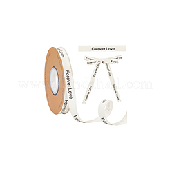 30 ярд хлопковой ленты с принтом «Вечно люблю» OCOR-WH0086-87A