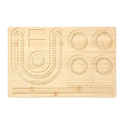 Прямоугольные доски для дизайна деревянных браслетов TOOL-YWC0003-01