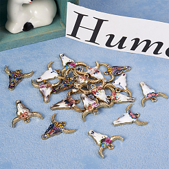 20шт 10 стиля подвески из цинкового сплава с эмалью&nbsp;ENAM-BG0001-01