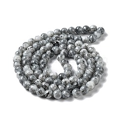 Строковые и обжиговые стеклянные бусины в нитях GLAA-S176-M