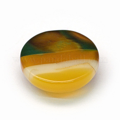 Окрашенные природные полосатые агатовые / полосатые агатовые кабошоны&nbsp;G-R348-20mm-04