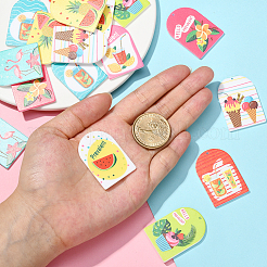 18шт 9 стиля летняя тема непрозрачные акриловые подвески SACR-CJ0001-16