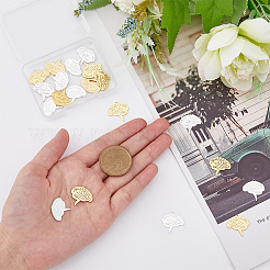 20 шт. подвески из нержавеющей стали 304 двух цветов&nbsp;STAS-DC0014-03