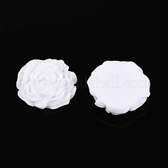 Кабошоны из непрозрачной смолы в виде цветка&nbsp;CRES-T025-28C-02