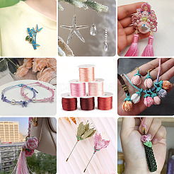 6 рулон 6 цвета 6-слойная полиэстеровая металлизированная нить OCOR-TA0003-11B