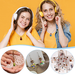 2 набор из 2-х видов мини-стеклянных бутылок GLAA-BC0001-31