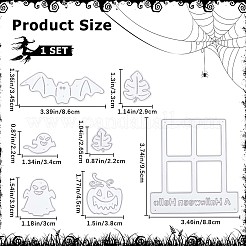 Трафареты для резки углеродистой стали на Хэллоуин DIY-WH0387-65MP