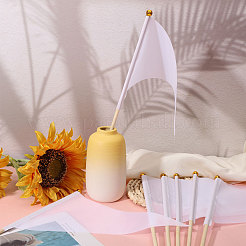 Флаг из полиэстера с бамбуковой ручкой&nbsp;AJEW-WH0314-926