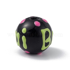 Непрозрачные окрашенные стеклянные бусины&nbsp;LS-GLAA-B001-01C