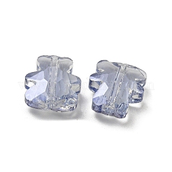 100 шт. Гальванические стеклянные бусины EGLA-P058-PL01