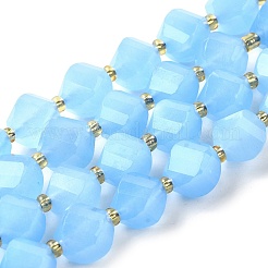 Нити бусин из натурального кварца окрашенные G-U023-A02-01