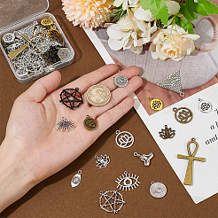 Сплавочные подвески тибетского стиля&nbsp;FIND-ME0001-23