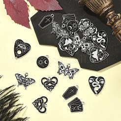 20шт 10 стиля подвески из сплава с эмалью&nbsp;ENAM-YW0008-58