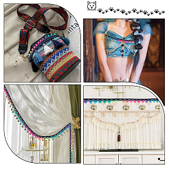 Ленты из металлической пряжи 10 м OCOR-WH0058-65