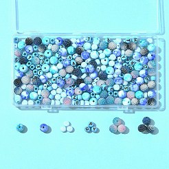 244шт наборы имитации акриловых бусин OACR-FS0004-07A