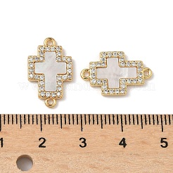 Подвески-крестики с микропаве из латуни&nbsp;KK-Z115-09G