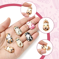 12шт 6 цвета сплава эмалевые подвески&nbsp;FIND-FS0003-02