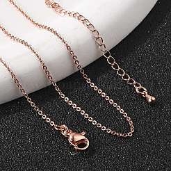 Латунные кабельные цепи ожерелья&nbsp;LS-X-MAK-P011-01RG