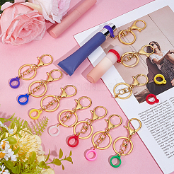 35 шт. 7-цветные силиконовые кольца с защитой от потери&nbsp;SIL-NB0001-55