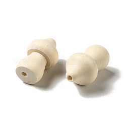 Природных шарики древесины WOOD-Q048-01B