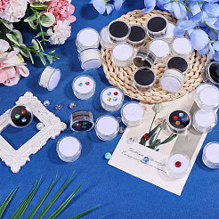 50 шт. 2-х цветные пластиковые украшения для ногтей&nbsp;MRMJ-CA0001-57