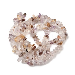 Природного кварца lodolite нитей бисера&nbsp;G-H315-A01-01