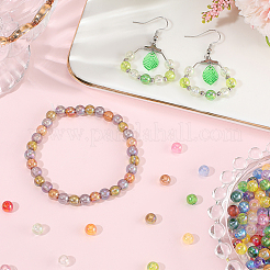 1200шт 20 цвета прозрачные акриловые бусины MACR-PA0001-07A