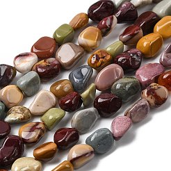 Бусы из натурального алашанского агата G-B161-B08