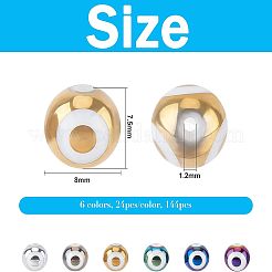 Гальванические стеклянные бусины&nbsp;EGLA-NB0001-13