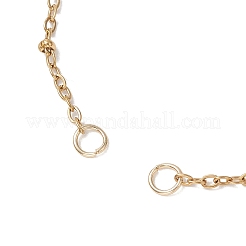 Изготовление браслета-слайдера из цепи-кабеля из нержавеющей стали 304&nbsp;AJEW-JB01502-01