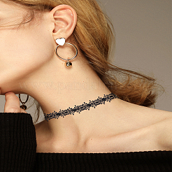 5 ярд полиэстеровой вышивки с цветочным кружевом&nbsp;OCOR-LP0003-54B