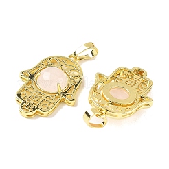 Природного розового кварца подвески&nbsp;G-F786-07G-30