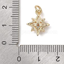 Латунные микро проложить кубического циркония подвески KK-C133-03A-G