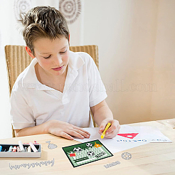 Углеродистая сталь разрезает трафареты DIY-WH0309-471