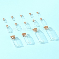 24 шт. 4 стиля стеклянная банка стеклянные бутылки AJEW-FS0001-21